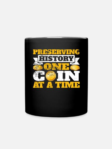 Collectionneurs de pièces de monnaie Numismatique Collectionner des pièces de monnaie - Mug uni - noir
