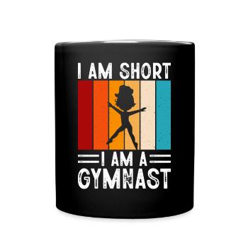 Gymnastik - Tasse einfarbig - Schwarz - Vorne