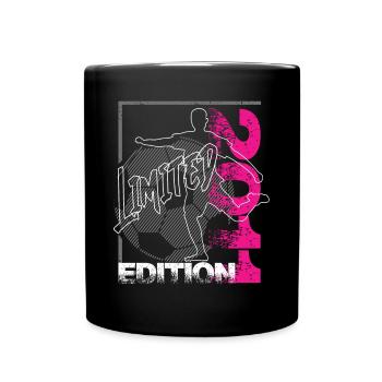 Limited Edition 2011 Limited Edition Fußball - Tasse einfarbig - Schwarz - Vorne