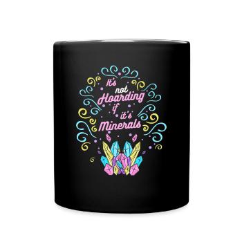 Ne pas thésauriser s’il s’agit de minéraux Géologue Minéral - Mug uni - noir - Devant