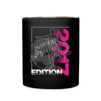 Limited Edition 2017 Limited Edition Fußball - Tasse einfarbig - Schwarz - Vorne