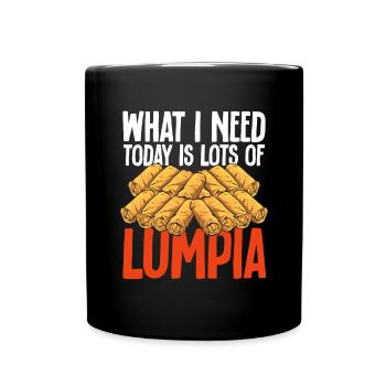 Lumpia Cuisine philippine Philippines - Mug uni - noir - Devant