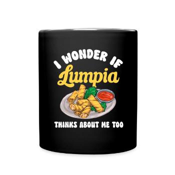 Lumpia Cuisine philippine Philippines - Mug uni - noir - Devant