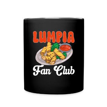 Lumpia Filipino Food Philippines - Full Colour Mug - black - Front