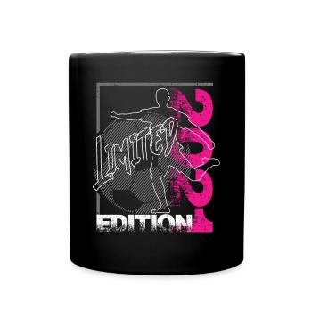 Limited Edition 2021 Limited Edition Football - Full Colour Mug - black - Front