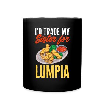 Lumpia Cuisine philippine Philippines - Mug uni - noir - Devant