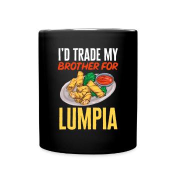 Lumpia Cuisine philippine Philippines - Mug uni - noir - Devant