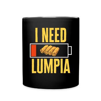 Lumpia Cuisine philippine Philippines - Mug uni - noir - Devant