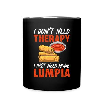 Lumpia Filipino Food Philippines - Full Colour Mug - black - Front