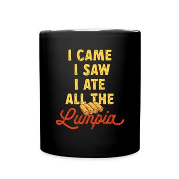 Lumpia Cuisine philippine Philippines - Mug uni - noir - Devant