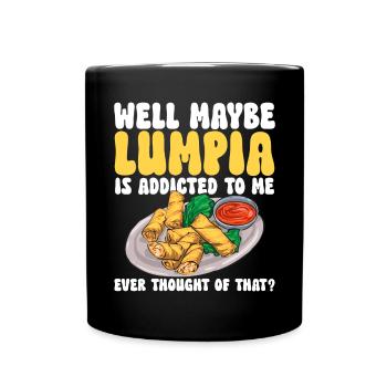 Lumpia Cuisine philippine Philippines - Mug uni - noir - Devant