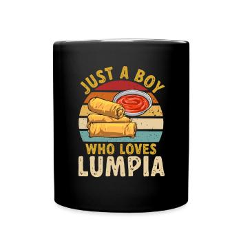 Lumpia Cuisine philippine Philippines - Mug uni - noir - Devant