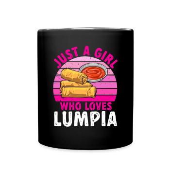 Lumpia Filipino Food Philippines - Full Colour Mug - black - Front