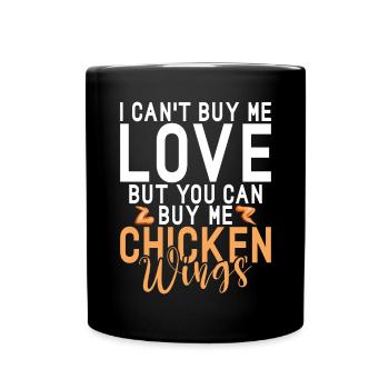 Chicken Wings Gifts - Full Colour Mug - black - Front