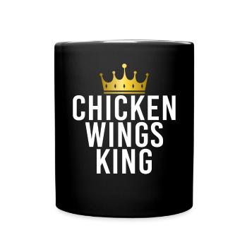 Chicken Wings Gifts - Tasse einfarbig - Schwarz - Vorne