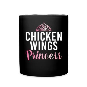 Cadeaux d’ailes de poulet - Mug uni - noir - Devant
