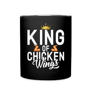 Chicken Wings Gifts - Tasse einfarbig - Schwarz - Vorne