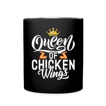 Chicken Wings Gifts - Full Colour Mug - black - Front