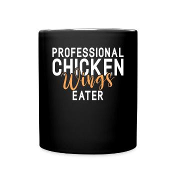 Cadeaux d’ailes de poulet - Mug uni - noir - Devant