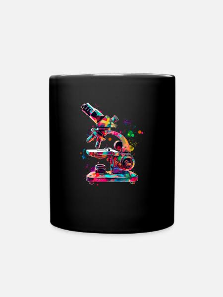 Microscopy Scientist Biologist Microscope - Tasse einfarbig - Schwarz