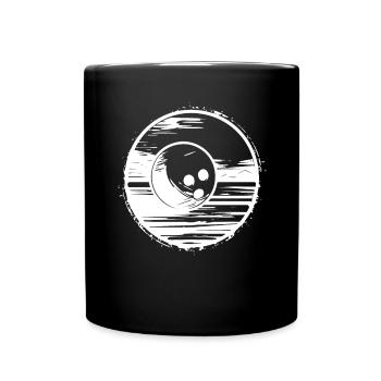 Bowling - Tasse einfarbig - Schwarz - Vorne