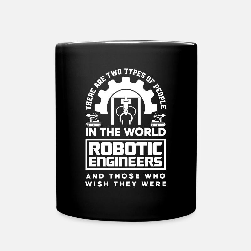 Robotik Roboter Programmierer - Tasse einfarbig - Schwarz