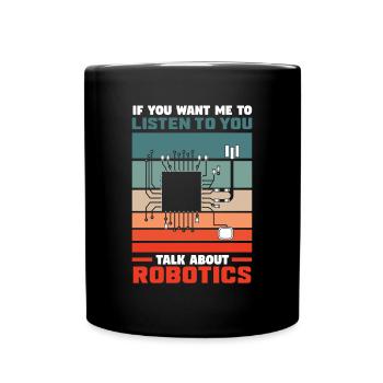 Programmeur de robots robotiques - Mug uni - noir - Devant