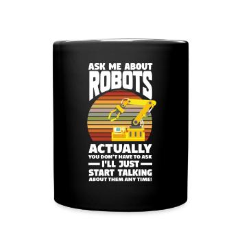 Programmeur de robots robotiques - Mug uni - noir - Devant