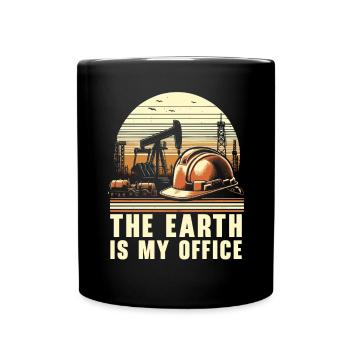 Ingénieur de forage Profession Travailleur de plate-forme pétrolière - Mug uni - noir - Devant