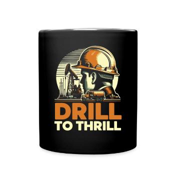 Ingénieur de forage Profession Travailleur de plate-forme pétrolière - Mug uni - noir - Devant