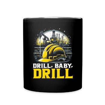 Ingénieur de forage Profession Travailleur de plate-forme pétrolière - Mug uni - noir - Devant