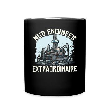 Ingénieur de forage Profession Travailleur de plate-forme pétrolière - Mug uni - noir - Devant