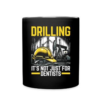 Ingénieur de forage Profession Travailleur de plate-forme pétrolière - Mug uni - noir - Devant