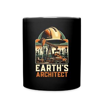 Ingénieur de forage Profession Travailleur de plate-forme pétrolière - Mug uni - noir - Devant