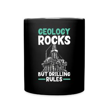 Ingénieur de forage Profession Travailleur de plate-forme pétrolière - Mug uni - noir - Devant