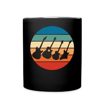 Gitarrist - Tasse einfarbig - Schwarz - Vorne