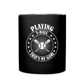 Joueur de tee-ball - Jouer au T-Ball, c’est mon jeu - Mug uni - noir - Devant