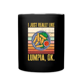Lumpia Cuisine philippine Philippines - Mug uni - noir - Devant
