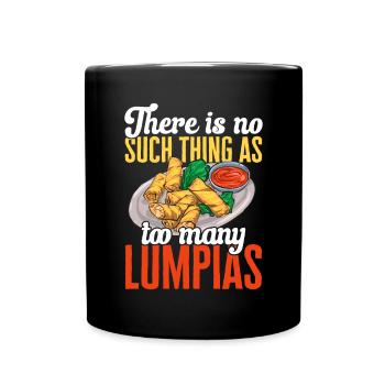 Lumpia Filipino Food Philippines - Full Colour Mug - black - Front
