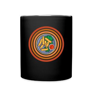 Lumpia Cuisine philippine Philippines - Mug uni - noir - Devant