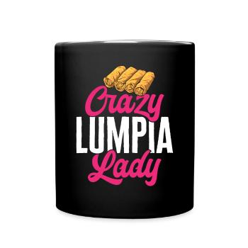 Lumpia Cuisine philippine Philippines - Mug uni - noir - Devant