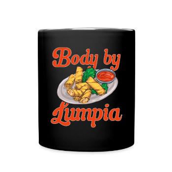 Lumpia Filipino Food Philippines - Full Colour Mug - black - Front