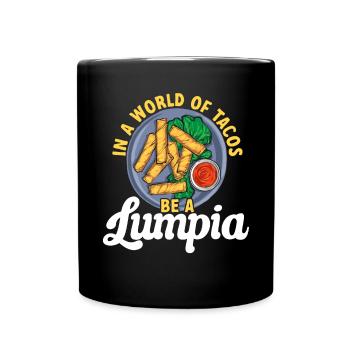 Lumpia Cuisine philippine Philippines - Mug uni - noir - Devant