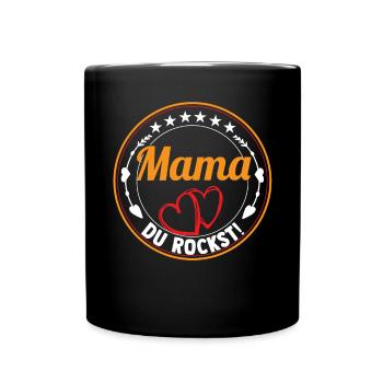 Mom Mother's Day Mom - Full Colour Mug - black - Front
