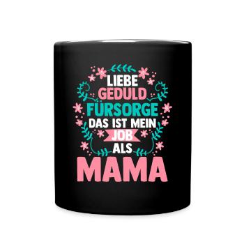 Mom Mother's Day Mom - Full Colour Mug - black - Front