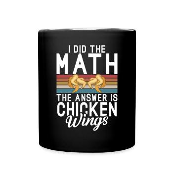 Chicken Wings Gifts - Full Colour Mug - black - Front