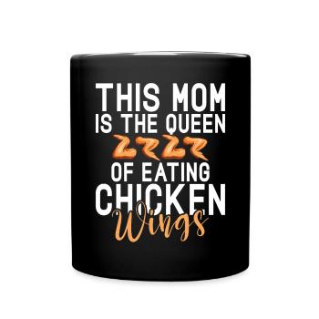 Chicken Wings Gifts - Full Colour Mug - black - Front