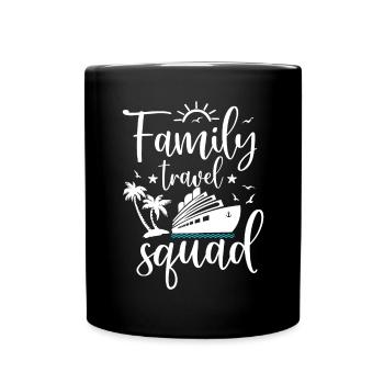 Croisière Voyage en famille Vacances en bateau Patry en famille - Mug uni - noir - Devant