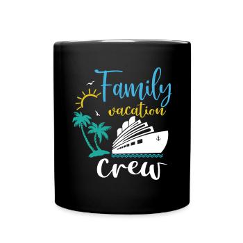 Croisière Voyage en famille Vacances en bateau Patry en famille - Mug uni - noir - Devant