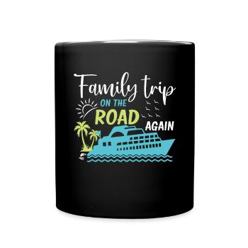 Croisière Voyage en famille Vacances en bateau Patry en famille - Mug uni - noir - Devant